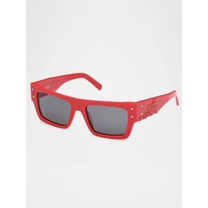 New MCM MW0014 66A Red Unisex Frame Sunglasses with Grey Lenses Authentic